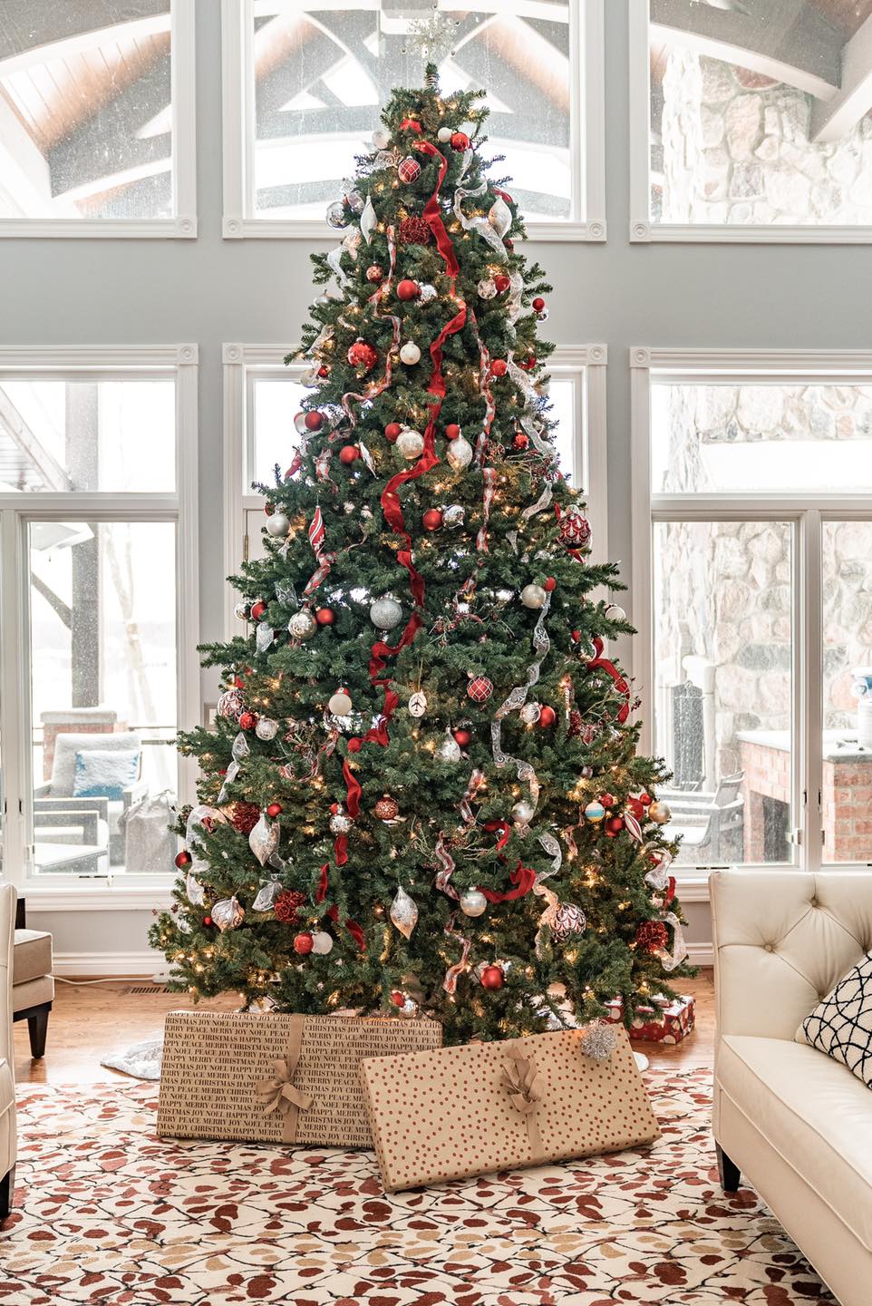 A decorated Christmas Tree