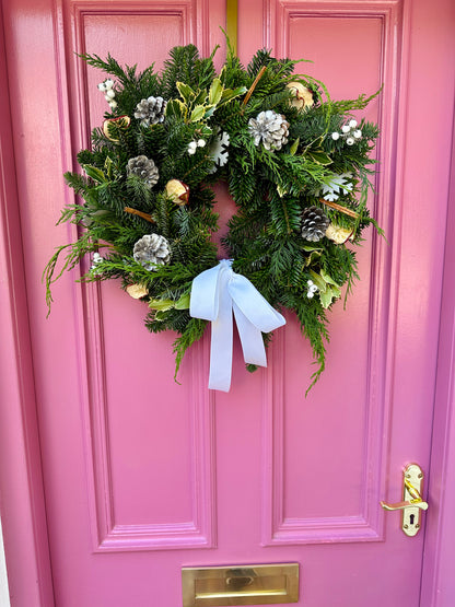 Decorated Christmas Wreath